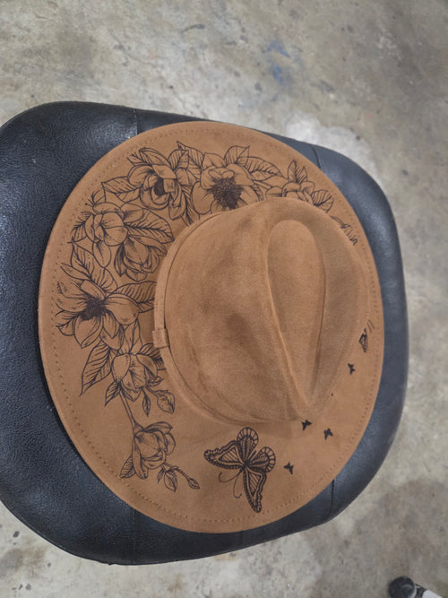 Butterfly Suede Hat