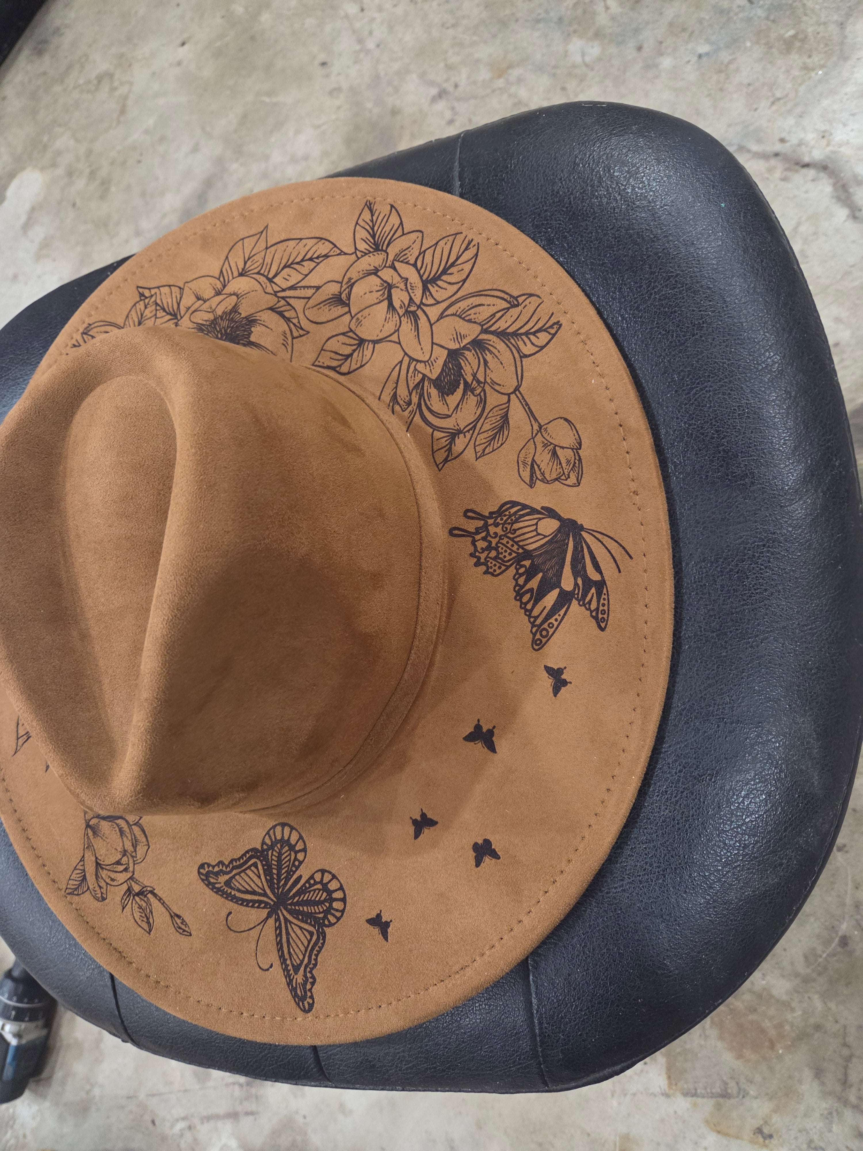 Butterfly Suede Hat